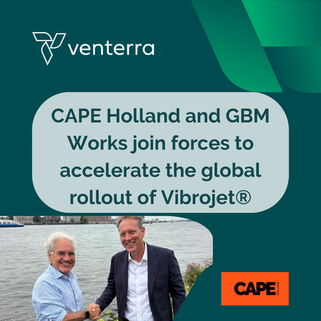 CAPE Holland and GBM Works join forces to accelerate the global rollout of Vibrojet®